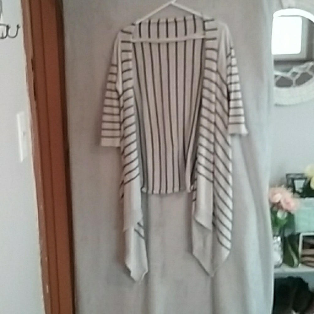 Striped cardigan